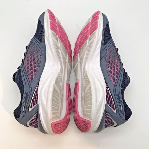 FILA Threshold 10 Running Sneakers Women's 8 Blue Pink Lace Up Memory Foam Shoes - Picture 7 of 12